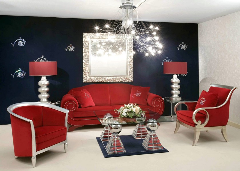 Ide Desain Wallpaper Dinding Ruang Tamu Minimalis Warna Silver Bunga-Bunga Modern Elegan Terbaru