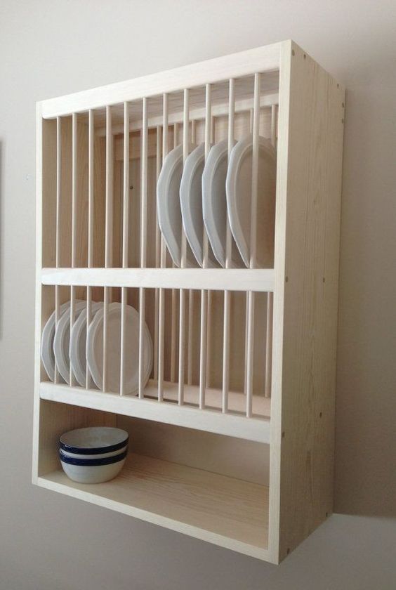 Lemari Rak Piring Kayu Rak Piring Minimalis