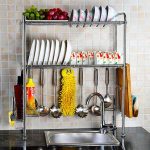 Rak Piring Stainless Minimalis