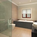 Model Kamar Mandi Hotel Berbintang Dengan Keramik Lantai Yang Cantik