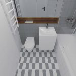 Desain Kamar Mandi Minimalis Terbaru Dengan Keramik Lantai Yang Lagi Populer