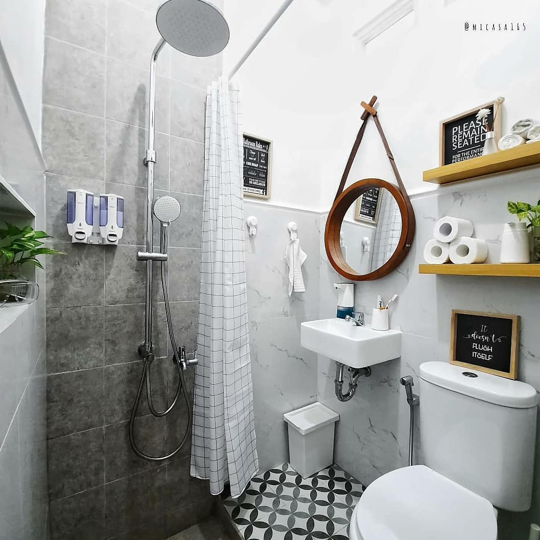 Desain Kamar Mandi Minimalis 2x2 Modern Terbaru